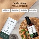 Dr. Alies Professional Beard Growth Oil | Natural Formula with Vitamin E, Almond Oil & Castor Oil | Fills Patchy Areas, Reduces Itch & Strengthens Beard