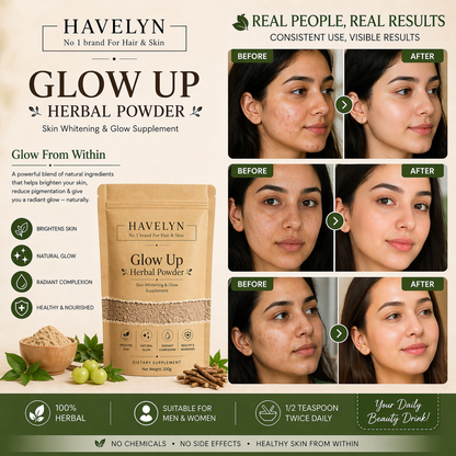 Glow up herbal powder