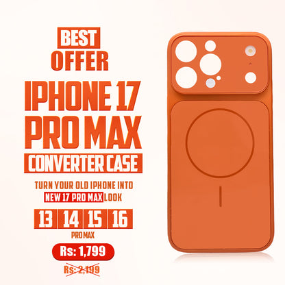 Upgrade iPhone 13, 14, 15, 16 iPhone to iPhone 17 Pro Max Conversion Kit