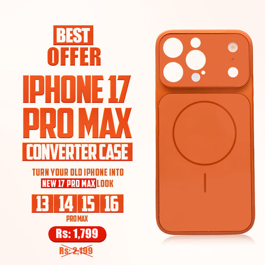 Upgrade iPhone 13, 14, 15, 16 iPhone to iPhone 17 Pro Max Conversion Kit