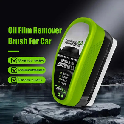 Car Glass Oil Film & Anti-Mist Remover – Clear Windshield for Safe Driving