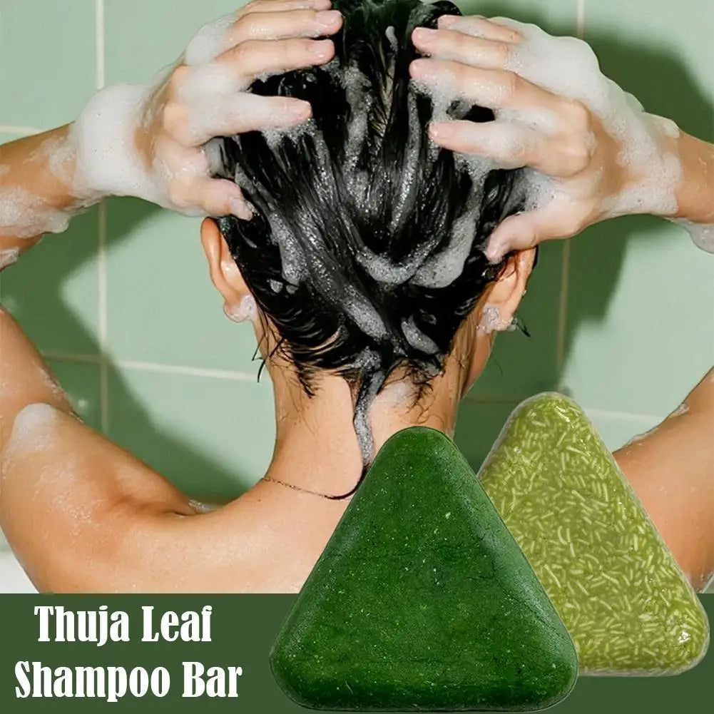 Grass Hair Soap Herbal Handmade Shampoo Soap Nourishment Hair Strengthening Anti-Hair Loss