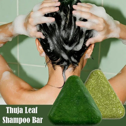 Grass Hair Soap Herbal Handmade Shampoo Soap Nourishment Hair Strengthening Anti-Hair Loss