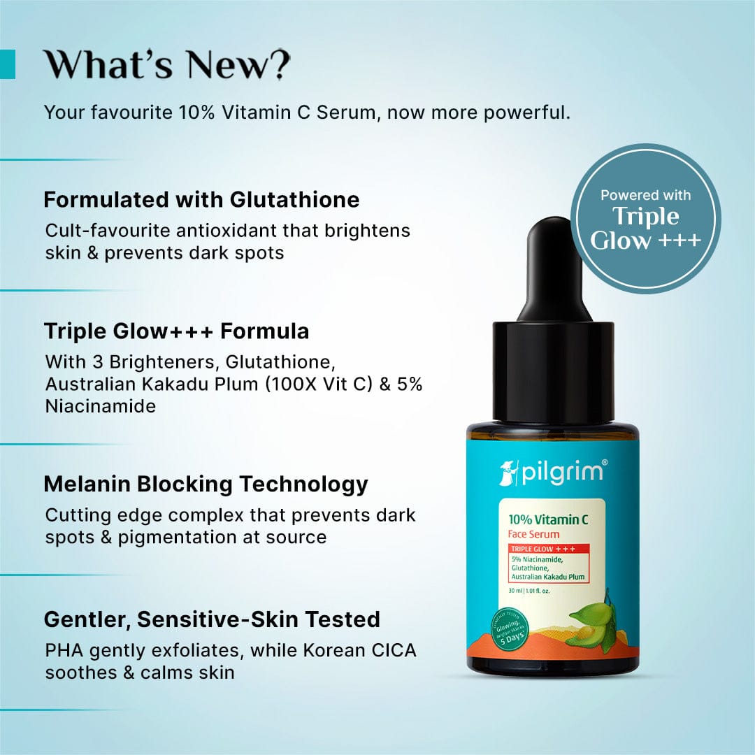 10% Vitamin C Face Serum For Triple Glow+++