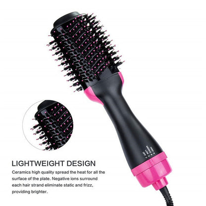 One Step Solution Hot Air Brush (Dryer + Straightener)