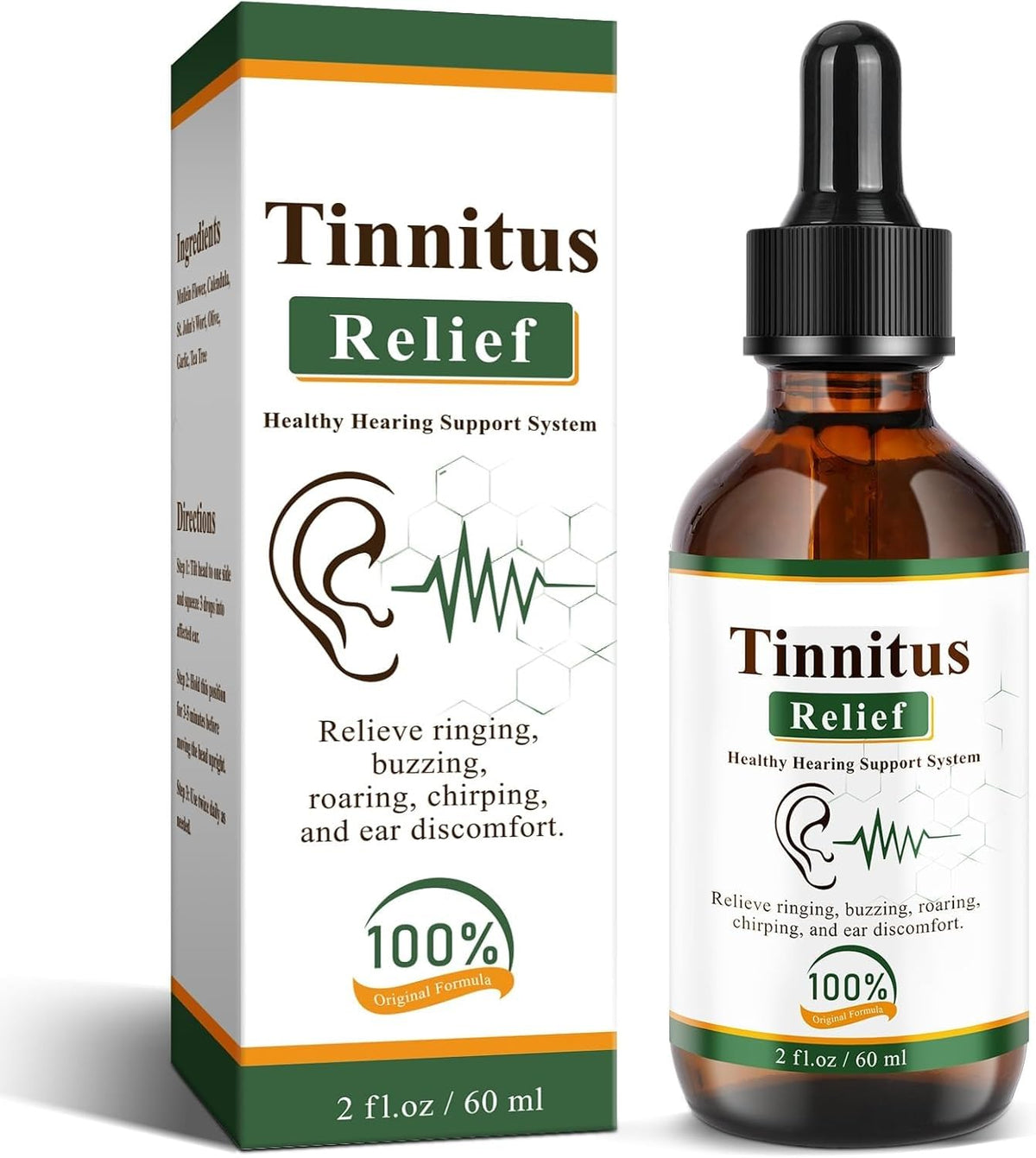 Tinnitus Relief Drops (کان کےتمام مسائل کےلیے) || ORGANIC || SUMMER SALE