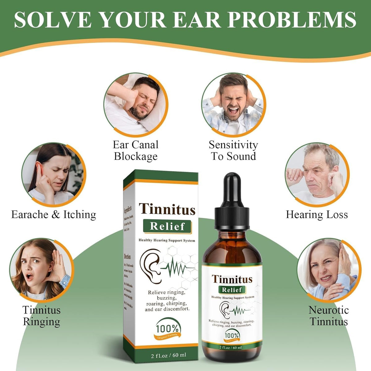 Tinnitus Relief Drops (کان کےتمام مسائل کےلیے) || ORGANIC || SUMMER SALE