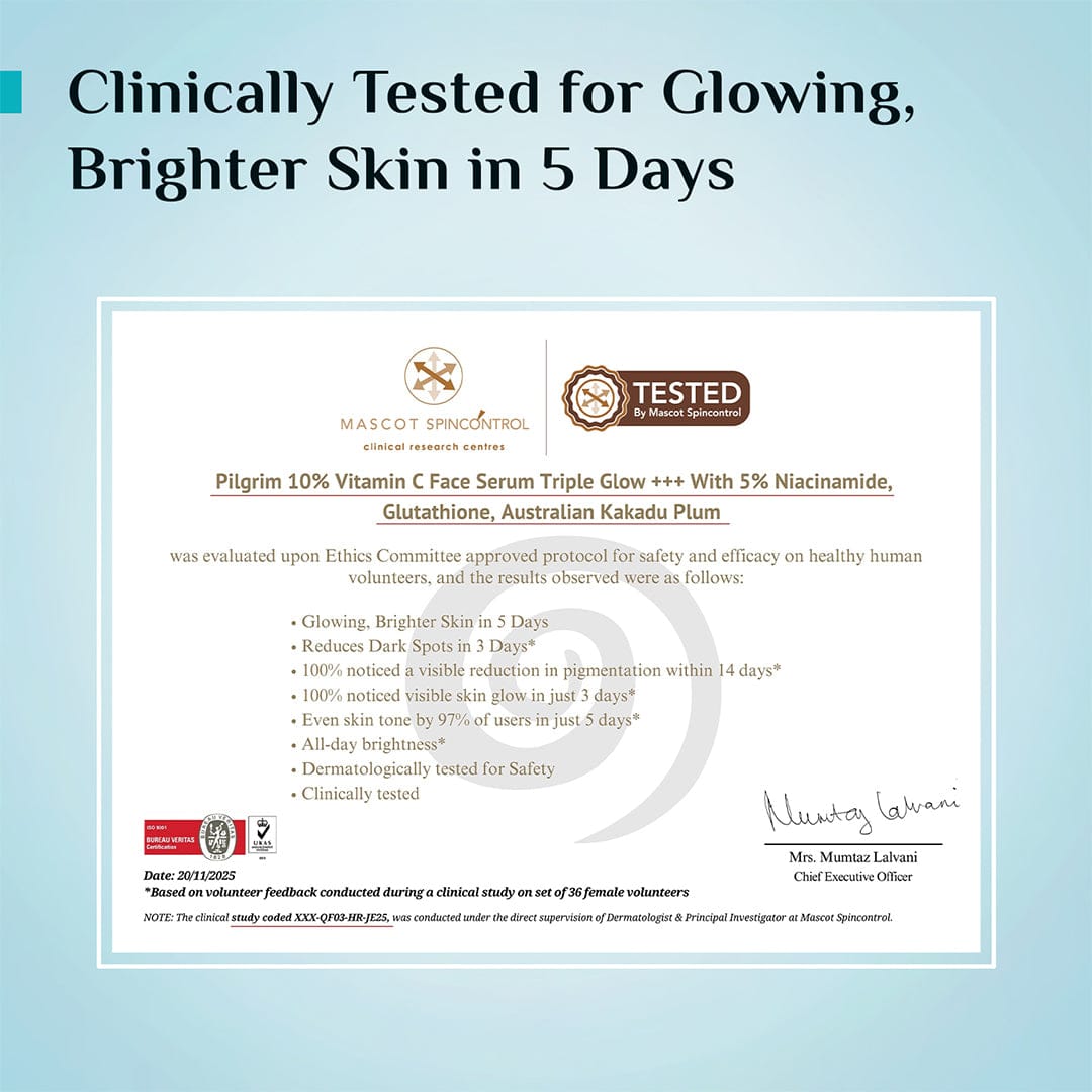 10% Vitamin C Face Serum For Triple Glow+++