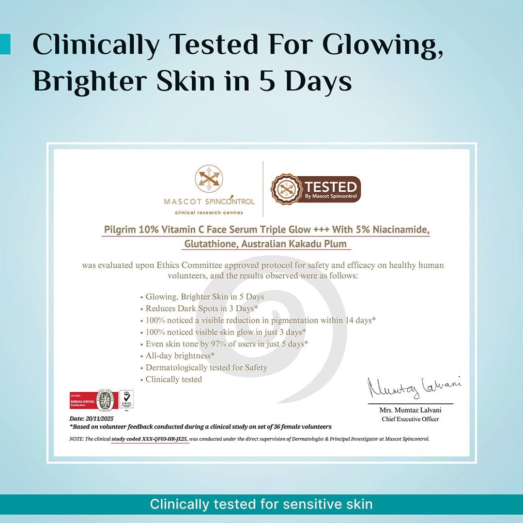 10% Vitamin C Face Serum For Triple Glow+++