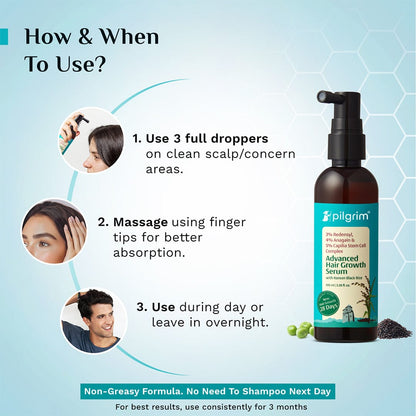 3% Redensyl, 4% Anagain & 5% Capilia Stem Cell Complex Advanced Hair Growth Serum