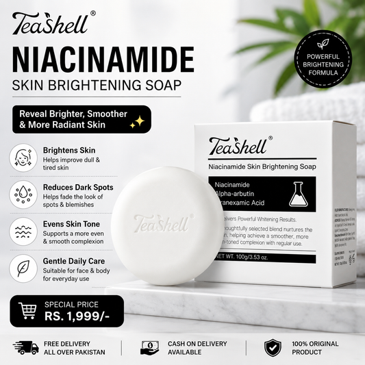 TeaShell Niacinamide Skin Brightening Soap