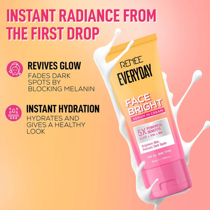 RENEE Everyday Face Bright Serum In Cream For Clear, Bright Skin,