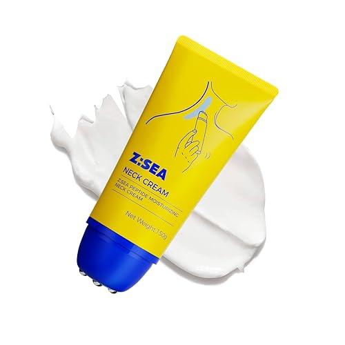 Z:SEA Neck Firming Cream with Roller, Tightening and Lifting Neck Chest Cream for Crepey Skin, Anti Aging Wrinkle Moisturizer, 5.29 Oz - Tamaño 5.29 Fl Oz (Pack of 1)