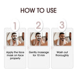 Niconi Men Sun Tan Removal Enzyme Pack | Deep Exfoliation Face & Body Treatment