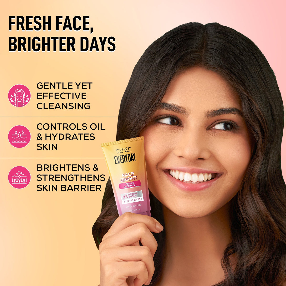 RENEE Everyday Face Bright Serum In Cream For Clear, Bright Skin,
