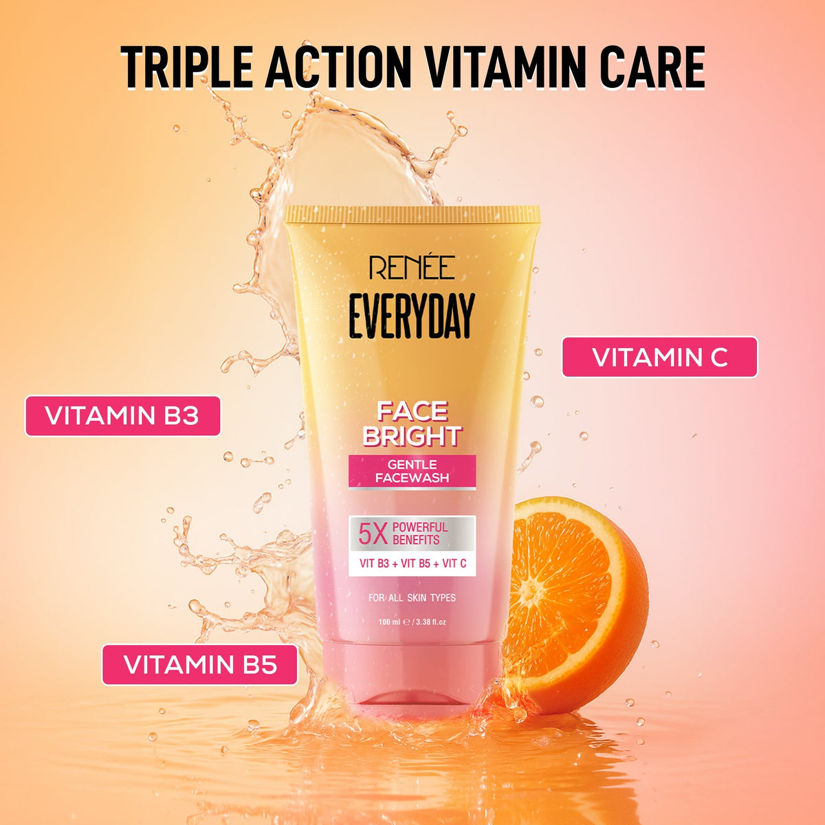 RENEE Everyday Face Bright Serum In Cream For Clear, Bright Skin,