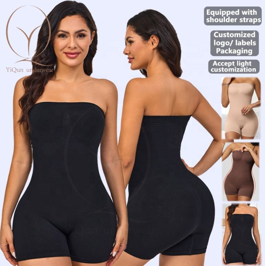 Strapless Tummy Control Bodysuit for Women