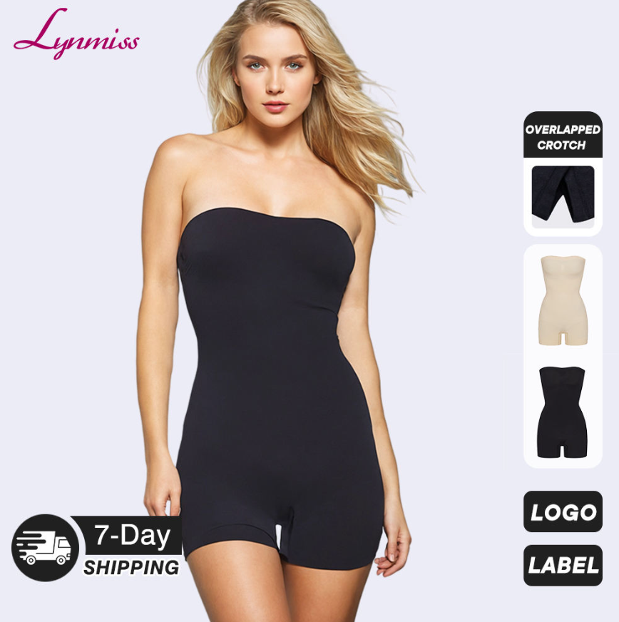 Strapless Tummy Control Bodysuit for Women