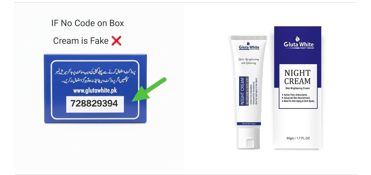 GlutaWhite Night Cream Tube ( Extra Glowing )