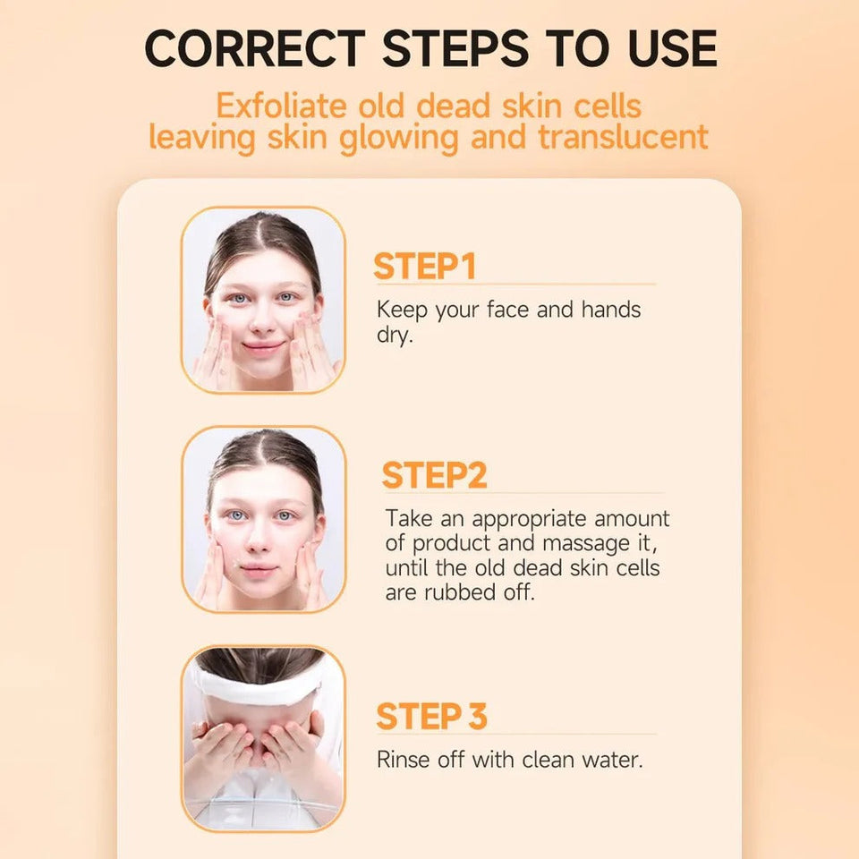 Orange Glow Exfoliating Gel –Buy 1 Get 1 Free