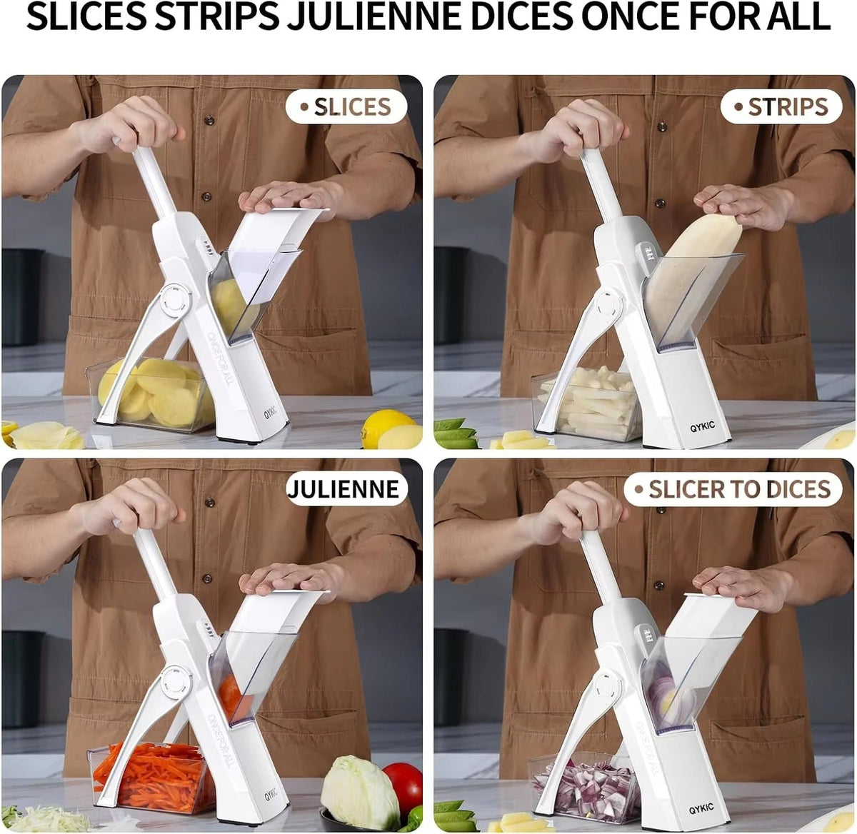 5 IN 1 MULTIFUNCTIONAL VEGETABLE CUTTER | Free Home Delivery