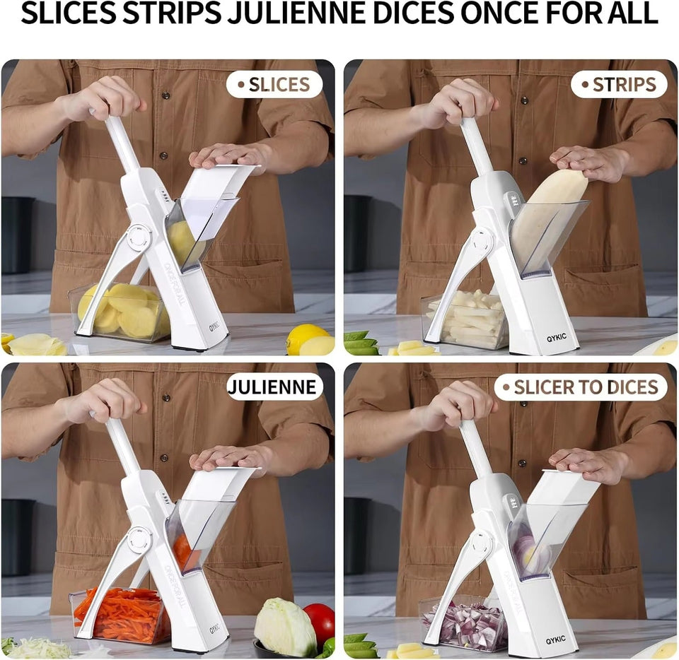 5 IN 1 MULTIFUNCTIONAL VEGETABLE CUTTER | Free Home Delivery