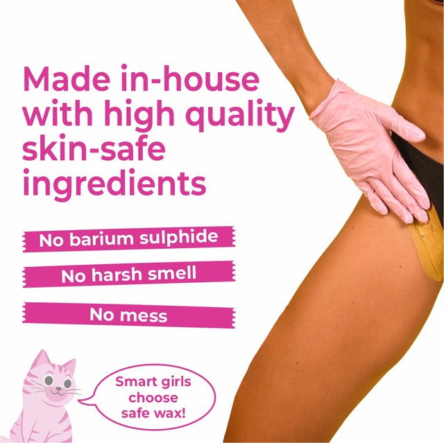 4-in-1 Turmeric Bikini Hair Removal Wax Powder Mask | Fee Delivery