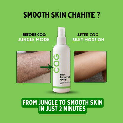 Choice of Gems™ Permanent Hair Removal Spray | 2-Minute Root Hair Removal Formula
