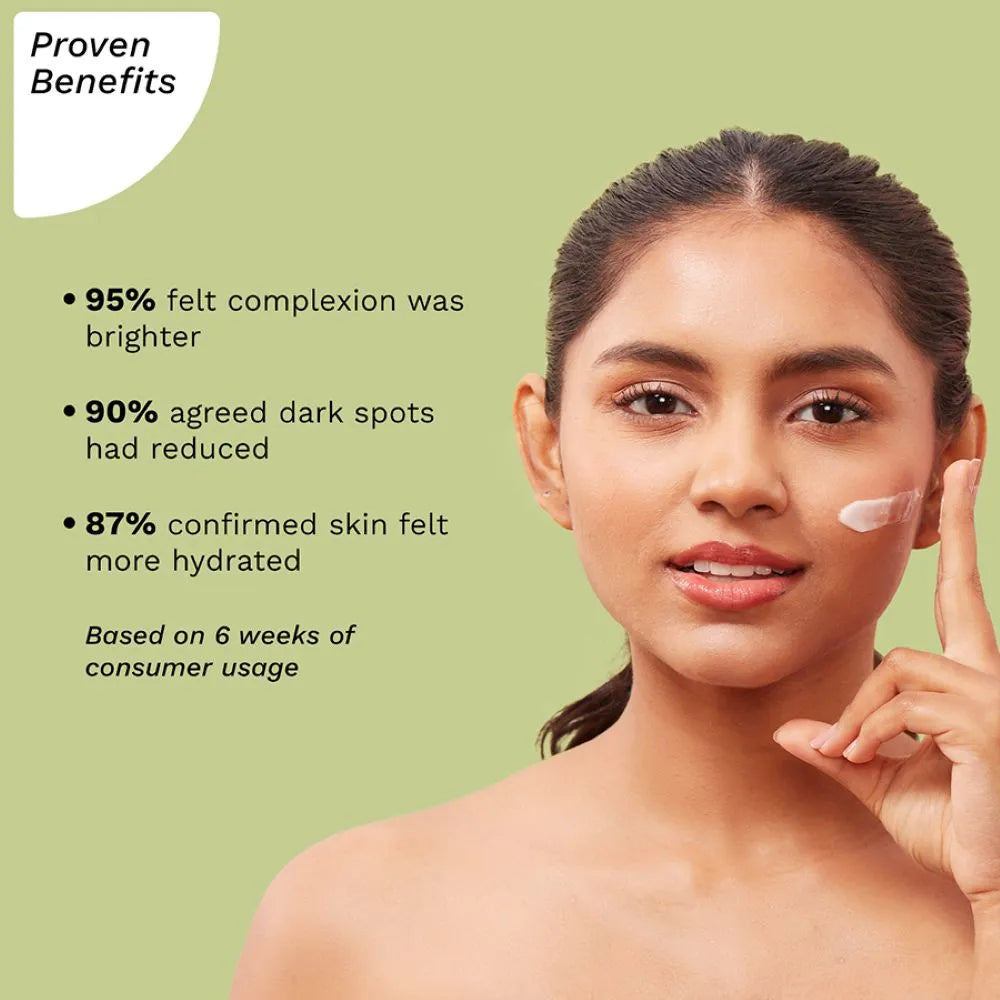 Pilgrim Squalane Glow Moisturizer With Niacinamide & Vitamin C - 50g Each