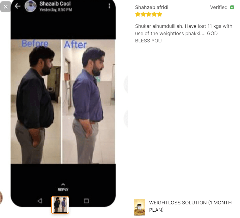 Weightloss Solution (1 Months Plan)